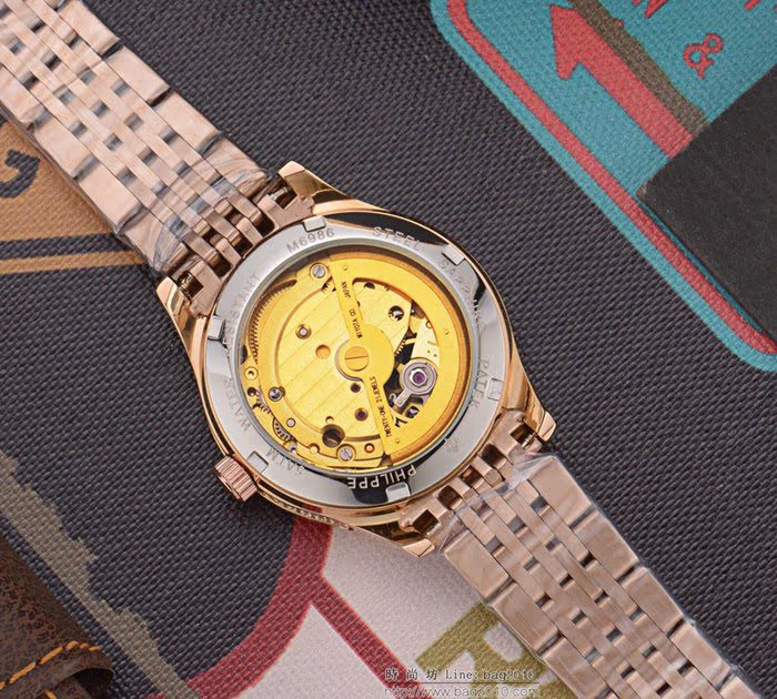 百達翡麗PATEK PHILPPE 最新上市 超強防水 日本進口8215全自動機械機芯 女士精品腕表  wssb3548